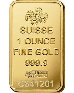 Pamp Suisse Queen Fortuna Gold Bar 24KT - 1 Ounce