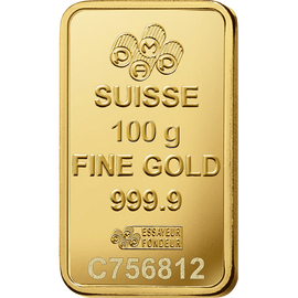 Pamp Suisse Queen Fortuna Gold Bar 24KT - 100 Gram