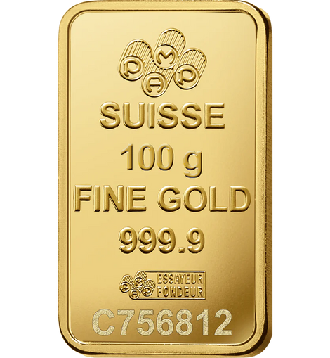 Pamp Suisse Queen Fortuna Gold Bar 24KT - 100 Gram