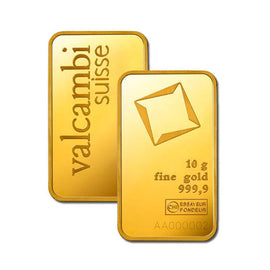 Valcambi Suisse Gold Bar 24KT - 10 gram