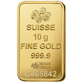 Pamp Suisse Queen Fortuna Gold Bar 24KT - 10 Gram