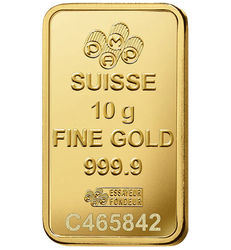 Pamp Suisse Queen Fortuna Gold Bar 24KT - 10 Gram