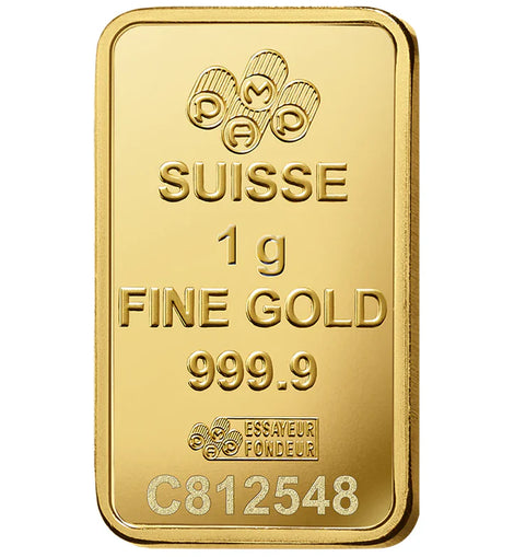 Pamp Suisse Queen Fortuna Gold Bar 24KT - 1 Gram