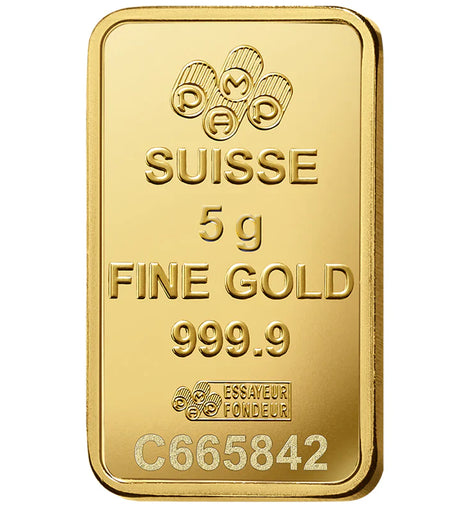 Pamp Suisse Queen Fortuna Gold Bar 24KT - 5 Gram