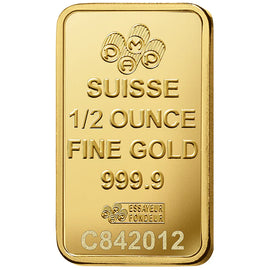 Pamp Suisse Queen Fortuna Gold Bar 24KT - 1/2 Ounce