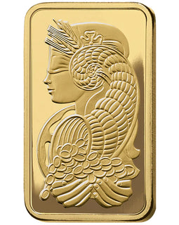 Pamp Suisse Queen Fortuna Gold Bar 24KT - 1/2 Ounce