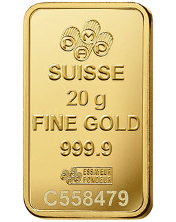 Pamp Suisse Queen Fortuna Gold Bar 24KT - 20 Gram