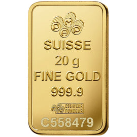 Pamp Suisse Queen Fortuna Gold Bar 24KT - 20 Gram